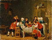 Pehr Hillestrom Convivial Scene in a Peasant's Cottage china oil painting artist